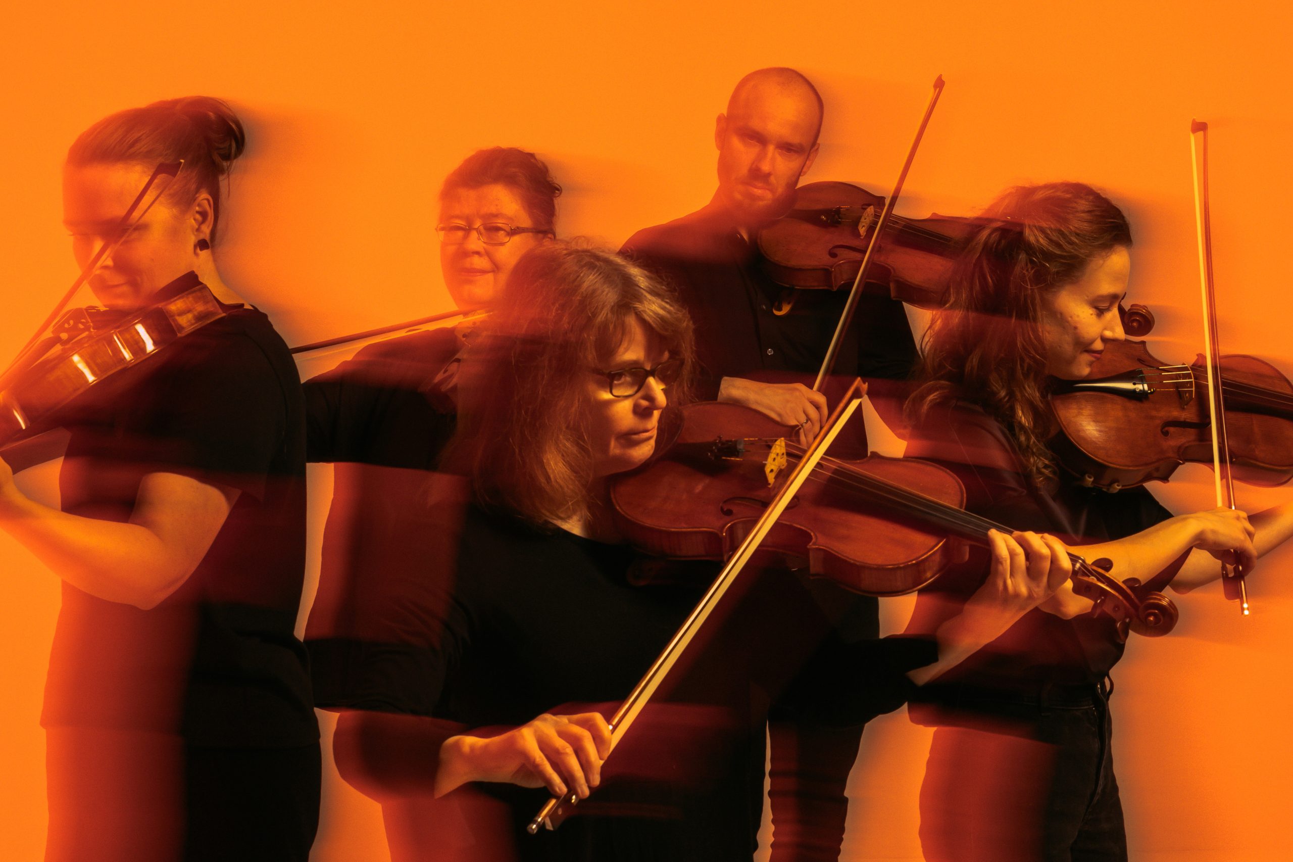 Tapiola Sinfoniettan alttoviulistit.