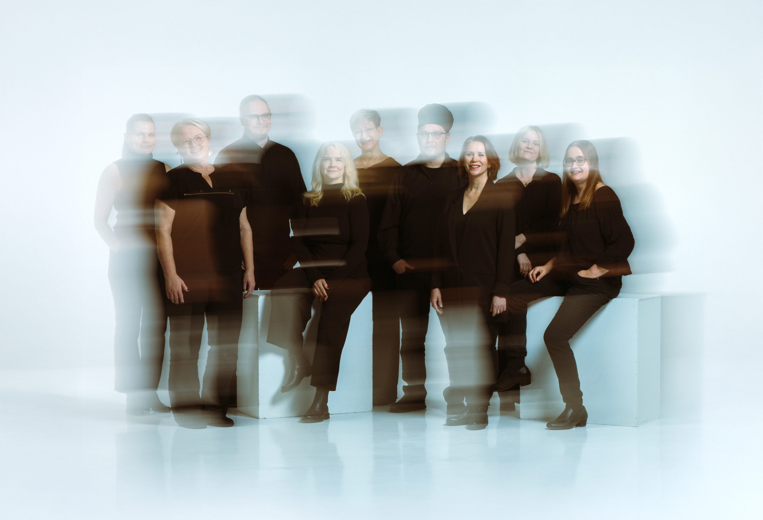Tapiola Sinfoniettan hallinnon henkilöstö.